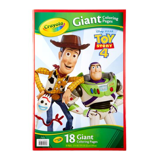 Crayola Disney Pixar Toy Story 4 Giant Coloring Pages